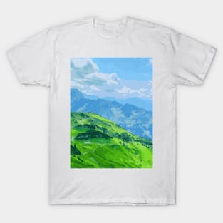 Mountain Aroma - Landscape T-Shirt